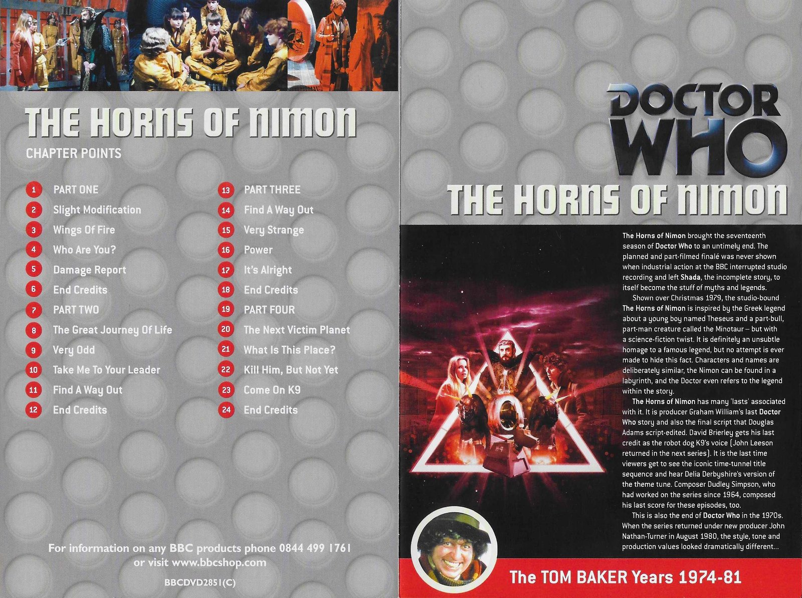Inserts from BBCDVD 2851C